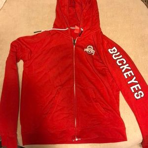 Buckeye zip up hoodie.